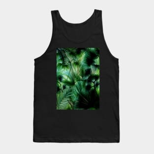 TROPICAL RAIN FOREST PALMS TREE Tank Top